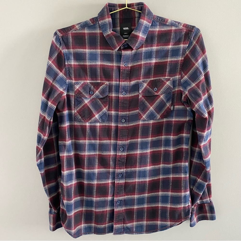 VANS Flannel Plaid Shirt - Long Sleeves